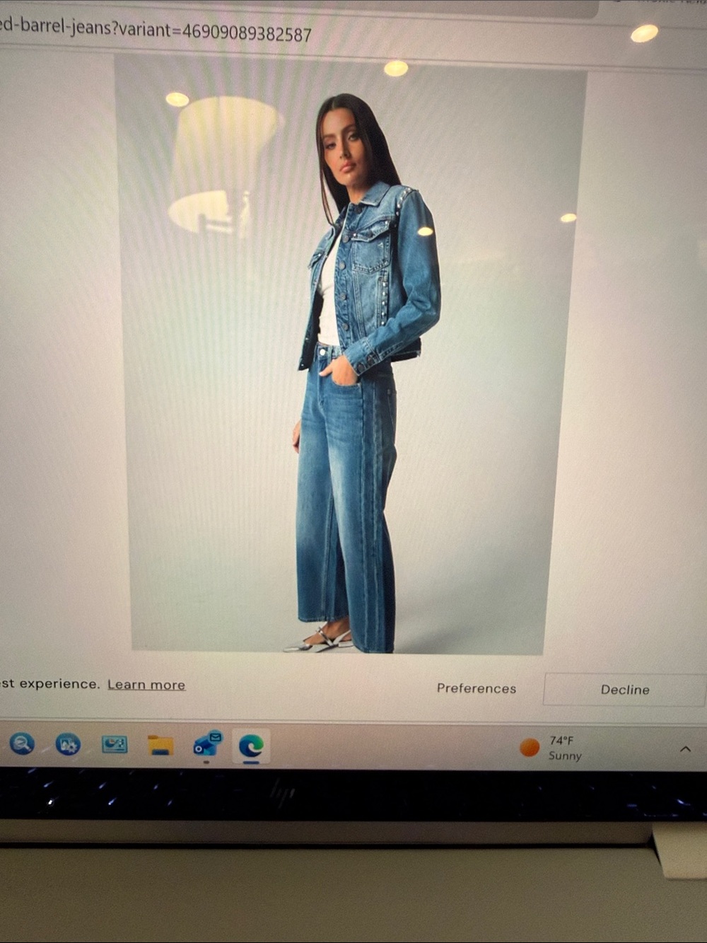 NWT Moxie Relaxed Barrel Jeans Medium Wash Women's Jeans